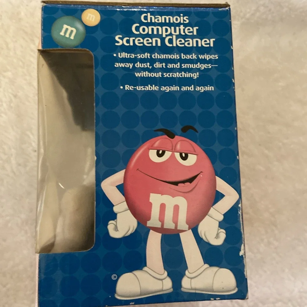 M&M's Chamois Computer Screen Cleaner Green Collectible VTG NIB NOS‎